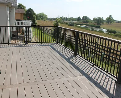 Project-10 Outdoor deck built for entertaining in Boulder Colorado with open layout and pergola